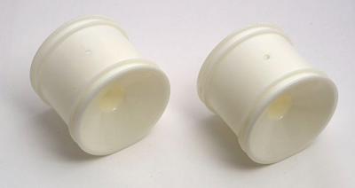 UK-Front Dish Truck Wheels, white TEAM-ASSOCIATED