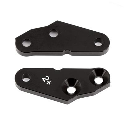 UK-RC8B3 Steering Block Arms, +2 deg., aluminum TEAM-ASSOCIATED