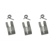 UK-Clutch Shoe w/Spring Aluminium (3 pcs) HOBAO RACING