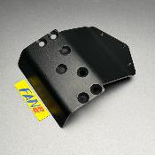 UK-Front nose plate, black FAN RC