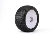 UK-Truggy Block-In tyres mounted with wheels (2) (choice of hardness) JETKOPOWER