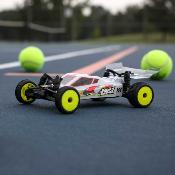 UK-1/24 Micro-B 2S 2WD RTR Race Buggy (Battery & Charger Included), Blanc LOSI