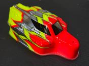 UK-Body "MYSTRAL" Red Fluo/Gun Métal/Yellow Universel WS-LINE