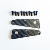UK-S35- 2.0mm 3K Twill carbon uper arm Covers (2) DONUTS RACING