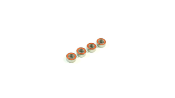 UK-Ball Bearing 5x10x4 RED Rubber (4) SWORKZ
