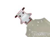 UK-Stainless Steel Front Chassis Skid Protector ( Kyosho MP11 ) 2pcs. T-WORK'S