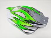 UK-VSE body painted white/green/gun metal for Hobao VSE HOBAO RACING