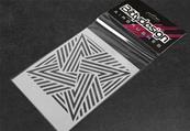 UK-Vinyl stencil 'Ipnotic V1' BITTYDESIGN