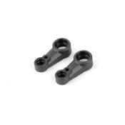UK-Comp. Steering Arm with Steering Mount Hole - Graphite (2) X-RAY