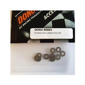 UK-Steel Washer 2.6x6x0.5mm (10) DONUTS RACING