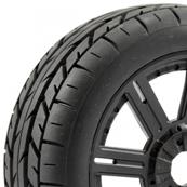 UK-1/8 EAGLE TREAD MOUNTED ON 8-SPOKE BLACK (PR) FASTRAX