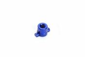 UK-Aluminum CNC Ball Diff Nut (Blue) (1pcs) PR RACING