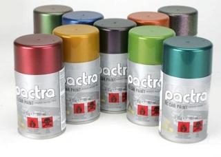 Spray paints Pactra