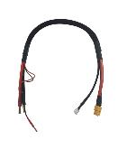 UK-Charge cable 2S 10AWG PK 5MM for output charger XT60  lg:45cms RC-DISCHAGER