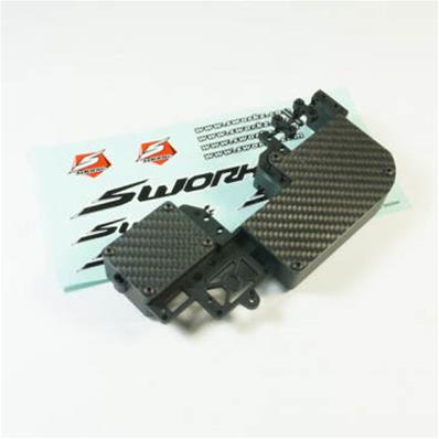 UK-S35-3 Nitro Series Pro-composite Carbon One Unit Radio Tray Set SWORKZ