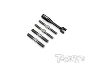UK-64 Titanium Turnbuckle Set ( For SWORKZ S35-4E ) T-WORK'S