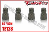 UK-7075-T6 Hard Coated Alum. Shock Bushings ( For Team Associated RC10 B5/B5M ) T-WORK'S