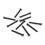 UK-M3x25mm Button Head Screws (black, 10pcs) TEKNO-RC