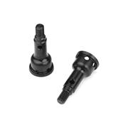 UK-Stub Axles (front, hardened steel, EB410, 2pcs) TEKNO-RC