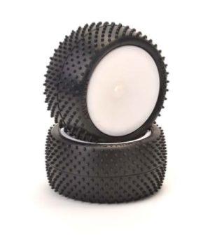 Tyres 1/10th Buggy Schumacher glued on rims