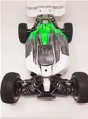 UK-VSE body painted green/aluminium/white for Hobao VSE HOBAO RACING