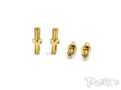 UK-5mm Gold Plated Dual Battery Plug ( 4pcs. ) T-WORK'S