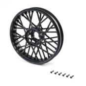 UK-Front Wheel Set, Black: Promoto-MX LOSI