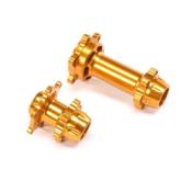 UK-Aluminum Hub Set, Machined, Gold: Promoto-MX LOSI