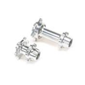 UK-Aluminum Hub Set, Machined, Silver : Promoto-MX LOSI