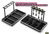 UK-Alu Tray for 1/10 Off-Road Diff & Shocks HUDY