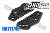 UK-Steering Block Arm Set (Type 6) HB RACING