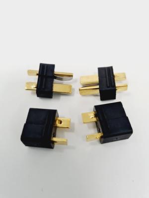 UK-Deans Plug Male and Female BLACK (10 pairs) WS-LINE