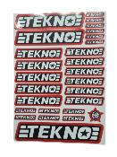 UK-Autocollants TEKNO RC 2023 - différents choix de couleurs WS-LINE