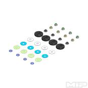 UK-Bypass1™ Hi-Flow™ Pistons, 6-Hole x 1.3mm, 1/8th Scale MIP