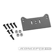 UK-F2 Truggy Body Mount Adaptor, Carbon Fiber - MBX8T J-CONCEPTS