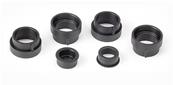 UK-Eccentric Nylon Hub For Bulkhead + Covers (4+2) X-RAY