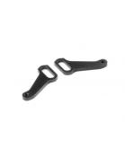 UK-X4 Alu Rear ARS Plate - Swiss 7075 T6 (2) X-RAY