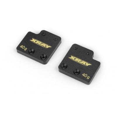 UK-Short Lipo Balancing Chassis Weight 40g (2) X-RAY