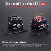 UK-ESC TS160V2 PRO 1/10 (2/3s) 160A Black SURPASS HOBBY