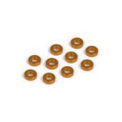 UK-Alu shim 3x6x2.0mm - orange (10) X-RAY