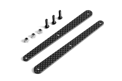 UK-Graphite insert for medium rear composite brace set X-RAY