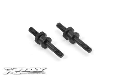 UK-Steel Screw Shock Pivot Ball With Hex (2) X-RAY