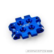UK-RC10B7 Front Bulkhead 2.5 Degree (9.3g) BLUE JCONCEPTS