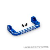 UK-Servo Mount Bracket - RC10, RC10T, RC10GT BLUE  J-CONCEPTS