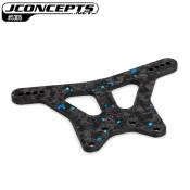 UK-RC10 1989 Stealth, Forged Carbon Fiber Rear Shock Tower, Standard – Blue J-CONCEPT