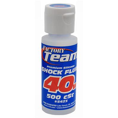 UK-FT Silicone Shock Fluid, 40wt (500 CST), 2oz. TEAM-ASSOCIATED