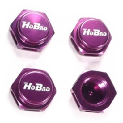 UK-'Hobao' Wheel Hex Hubs Purple HOBAO RACING