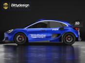 UK-P10R 1/10 Rally 190mm body BITTYDESIGN