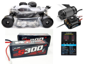 UK-Hyper SSE Truggy + COMBO ROBITRONIC 150A + MOTOR 2000KV + ACCUS WS LINE 5300 60C (T-PLUG) HOBAO RACING