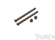 UK-Steel Captured Design front Hinge pin ( Mugen MBX8R/8/7R/7/6/ECO/T ) T-WORK'S